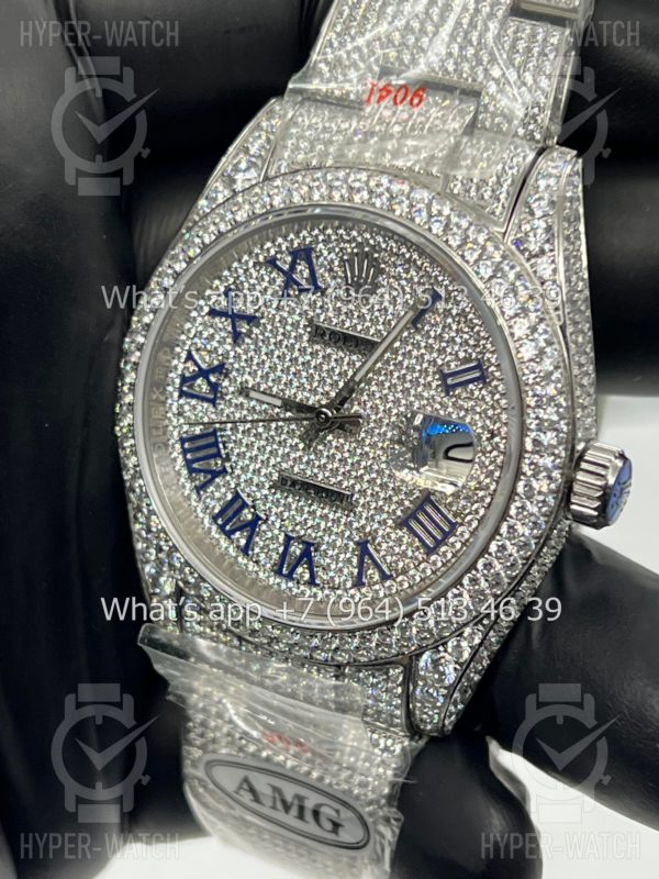 Товар Rolex Datejust 41mm 126334 Full Pave Steel Art 9168 Фото 12 - Rolex Datejust 41mm 126334 Full Pave Steel Art 9168