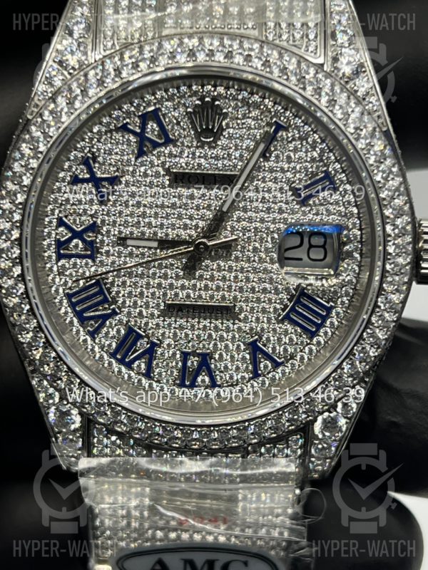Товар Rolex Datejust 41mm 126334 Full Pave Steel Art 9168 Фото 13 - Rolex Datejust 41mm 126334 Full Pave Steel Art 9168