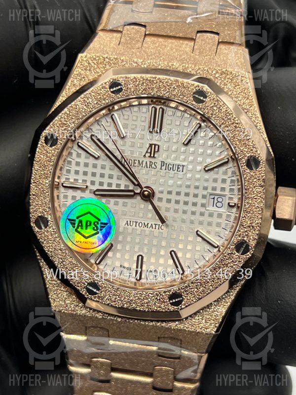 Товар Audemars Piguet Royal Oak 37mm 15454OR.GG.1259OR.01 Frosted Фото 8 - Audemars Piguet Royal Oak 37mm 15454OR.GG.1259OR.01 Frosted