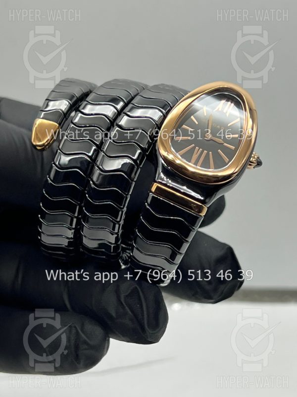 Товар Bvlgari Serpenti Spiga 35mm Ceramic Black Фото 3 - Bvlgari Serpenti Spiga 35mm Ceramic Black