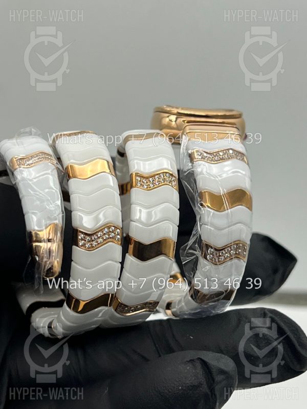 Товар Bvlgari Serpenti Spiga 35mm White Ceramic Diamond Фото 13 - Bvlgari Serpenti Spiga 35mm White Ceramic Diamond