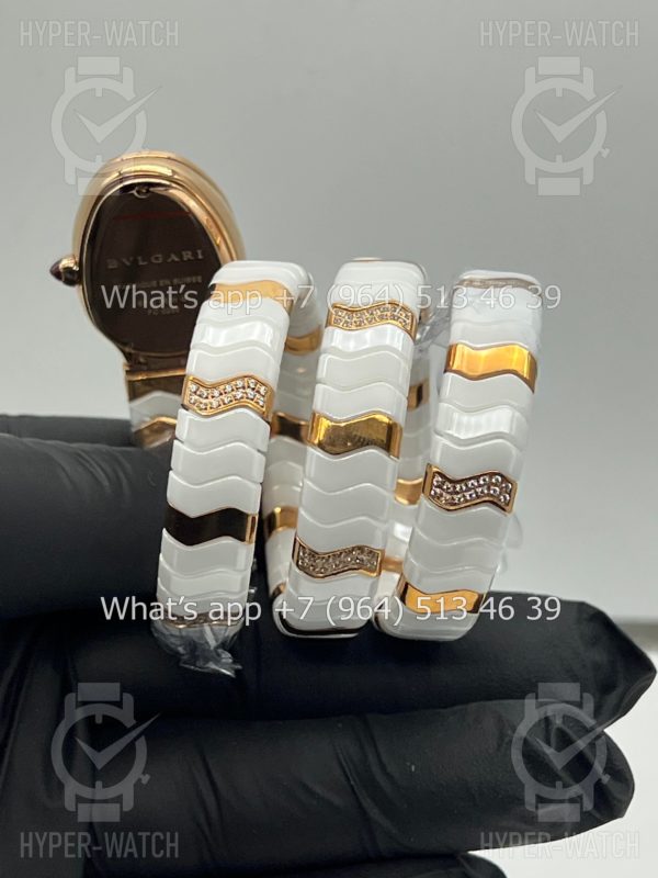 Товар Bvlgari Serpenti Spiga 35mm White Ceramic Diamond Фото 19 - Bvlgari Serpenti Spiga 35mm White Ceramic Diamond