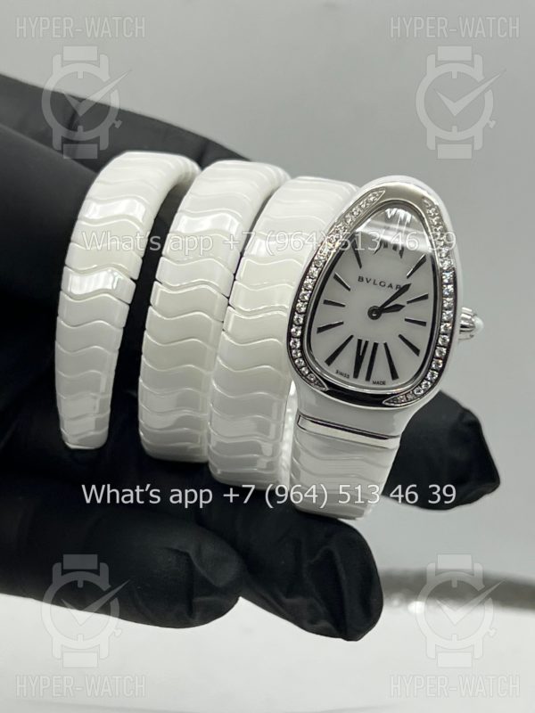 Товар Bvlgari Serpenti Spiga 35mm White Ceramic Steel Фото 12 - Bvlgari Serpenti Spiga 35mm White Ceramic Steel