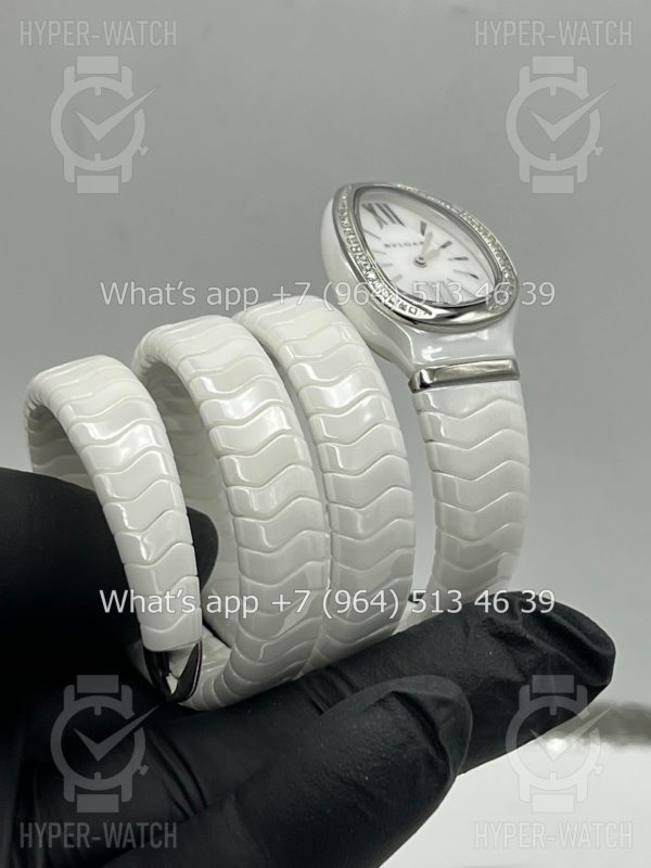 Товар Bvlgari Serpenti Spiga 35mm White Ceramic Steel Фото 15 - Bvlgari Serpenti Spiga 35mm White Ceramic Steel
