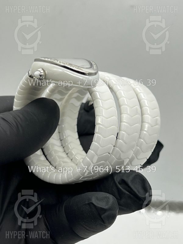Товар Bvlgari Serpenti Spiga 35mm White Ceramic Steel Фото 17 - Bvlgari Serpenti Spiga 35mm White Ceramic Steel
