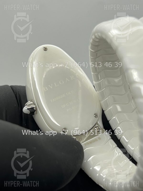 Товар Bvlgari Serpenti Spiga 35mm White Ceramic Steel Фото 20 - Bvlgari Serpenti Spiga 35mm White Ceramic Steel