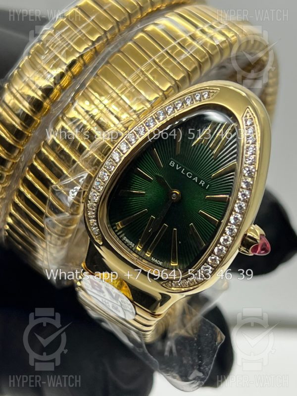 Товар Bvlgari Serpenti Tubogas 35mm Yellow Green Фото 3 - Bvlgari Serpenti Tubogas 35mm Yellow Green