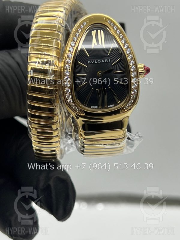 Товар Bvlgari Serpenti Tubogas 35mm Yellow Black Фото 2 - Bvlgari Serpenti Tubogas 35mm Yellow Black