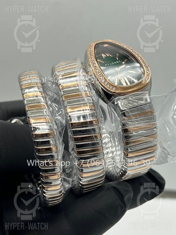 Фото 22 - Bvlgari Serpenti Tubogas 35mm 102791 Green