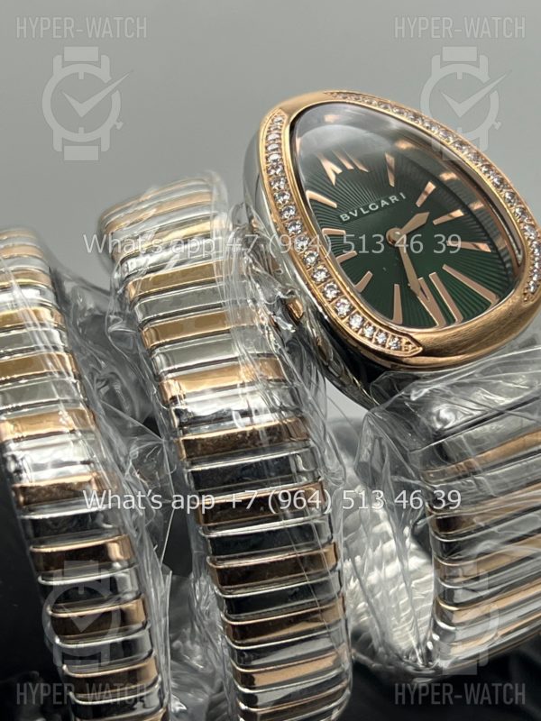 Фото 2 - Bvlgari Serpenti Tubogas 35mm 102791 Green