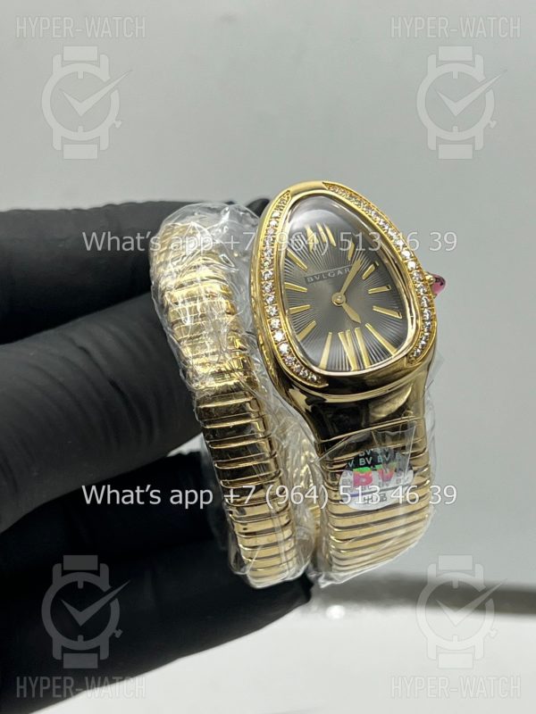 Товар Bvlgari Serpenti Tubogas 35mm Yellow Grey Фото 2 - Bvlgari Serpenti Tubogas 35mm Yellow Grey