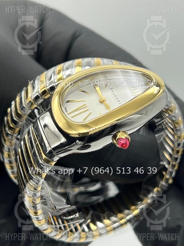 Фото 7 - Bvlgari Serpenti Tubogas 35mm White