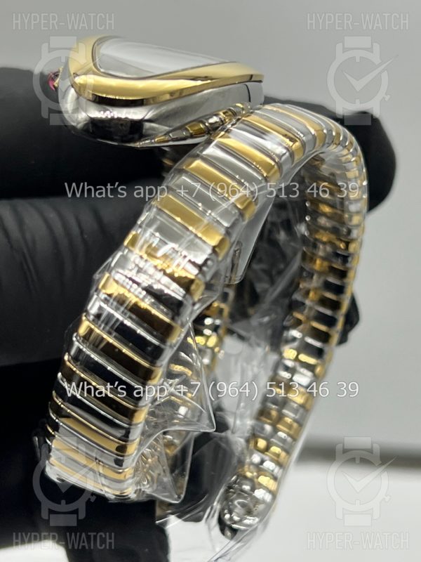 Фото 14 - Bvlgari Serpenti Tubogas 35mm White