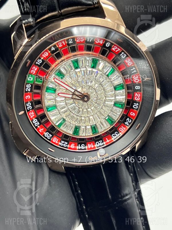 Фото 4 - Jacob & Co Casino 44mm CA100.40.AB.BA.ABTAA