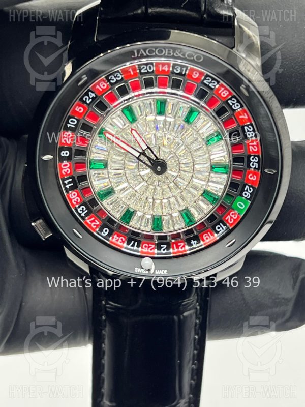 Товар Jacob & Co Casino 44mm CA100.40.AB Black Фото 2 - Jacob & Co Casino 44mm CA100.40.AB Black