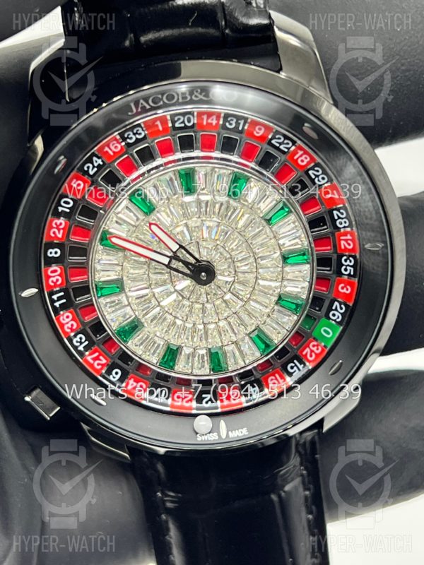 Товар Jacob & Co Casino 44mm CA100.40.AB Black Фото 5 - Jacob & Co Casino 44mm CA100.40.AB Black