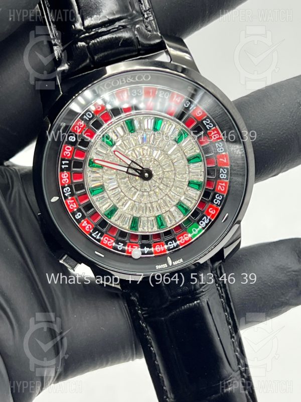 Товар Jacob & Co Casino 44mm CA100.40.AB Black Фото 9 - Jacob & Co Casino 44mm CA100.40.AB Black
