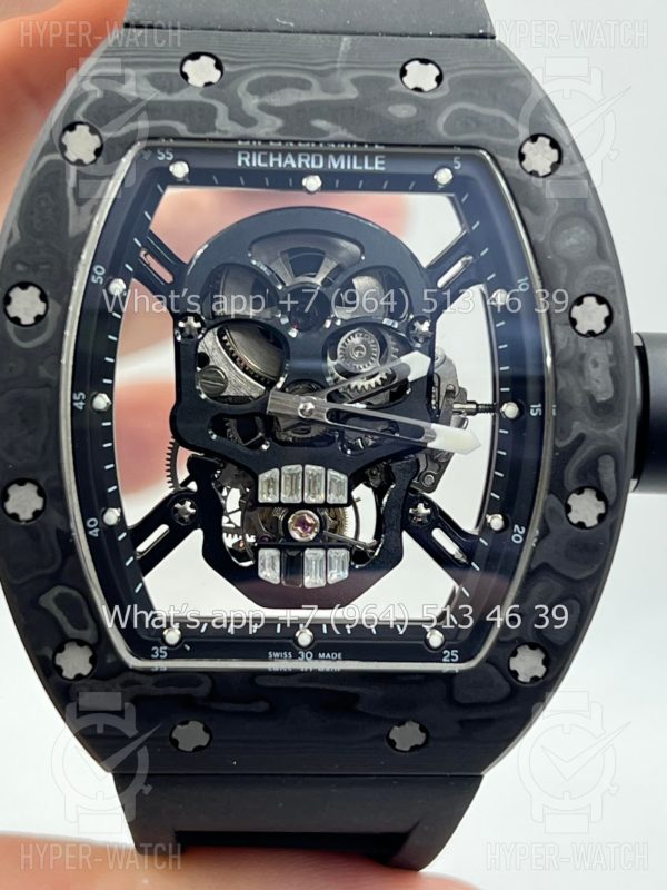 Товар Richard Mille RM 052 Tourbillon Skull Carbon Фото 2 - Richard Mille RM 052 Tourbillon Skull Carbon