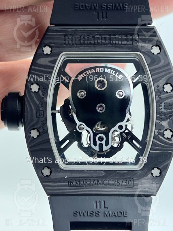 Товар Richard Mille RM 052 Tourbillon Skull Carbon Фото 12 - Richard Mille RM 052 Tourbillon Skull Carbon
