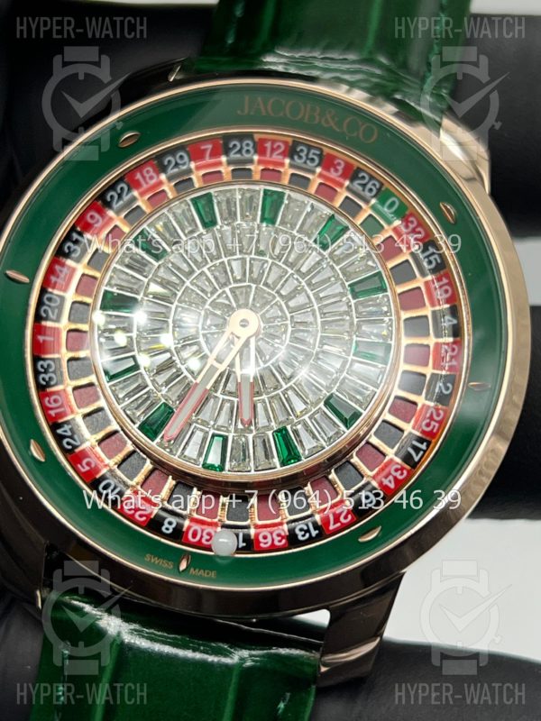 Товар Jacob & Co Casino 44mm CA100.40.AB Green Фото 5 - Jacob & Co Casino 44mm CA100.40.AB Green