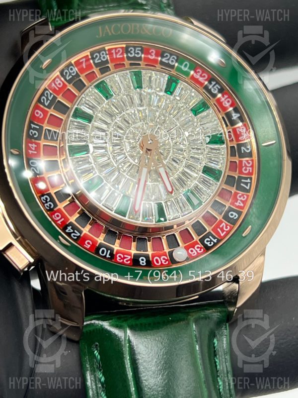 Товар Jacob & Co Casino 44mm CA100.40.AB Green Фото 6 - Jacob & Co Casino 44mm CA100.40.AB Green