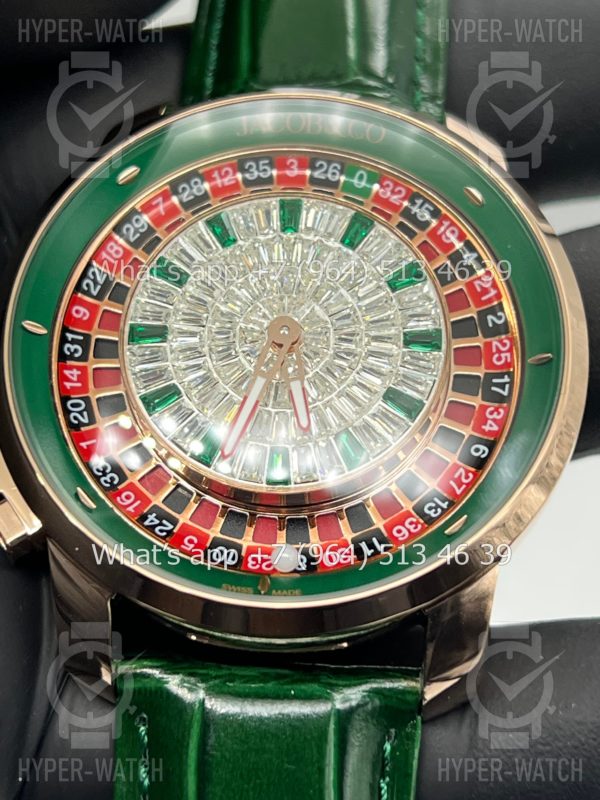 Товар Jacob & Co Casino 44mm CA100.40.AB Green Фото 10 - Jacob & Co Casino 44mm CA100.40.AB Green