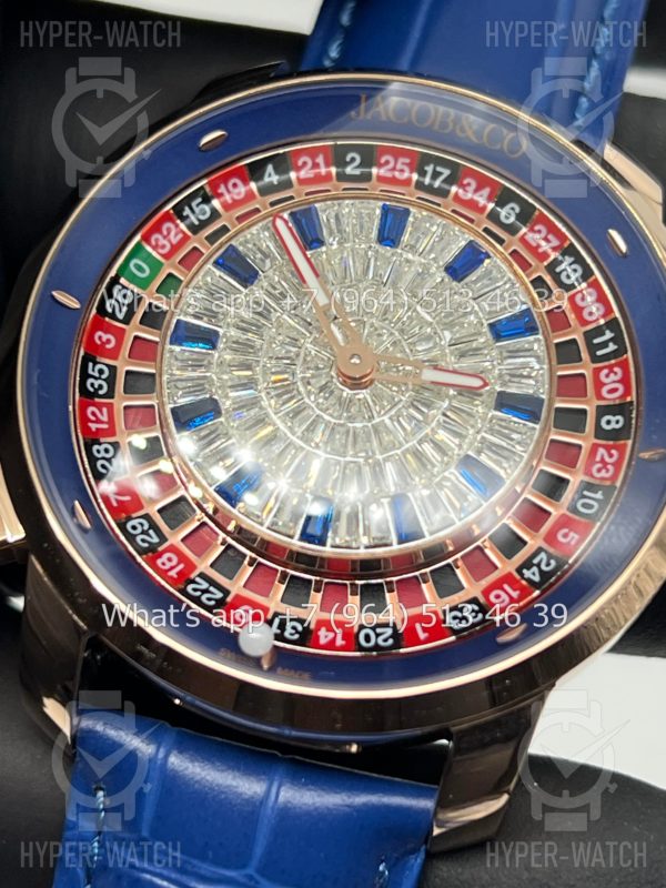 Товар Jacob & Co Casino 44mm CA100.40.AB Blue Фото 5 - Jacob & Co Casino 44mm CA100.40.AB Blue