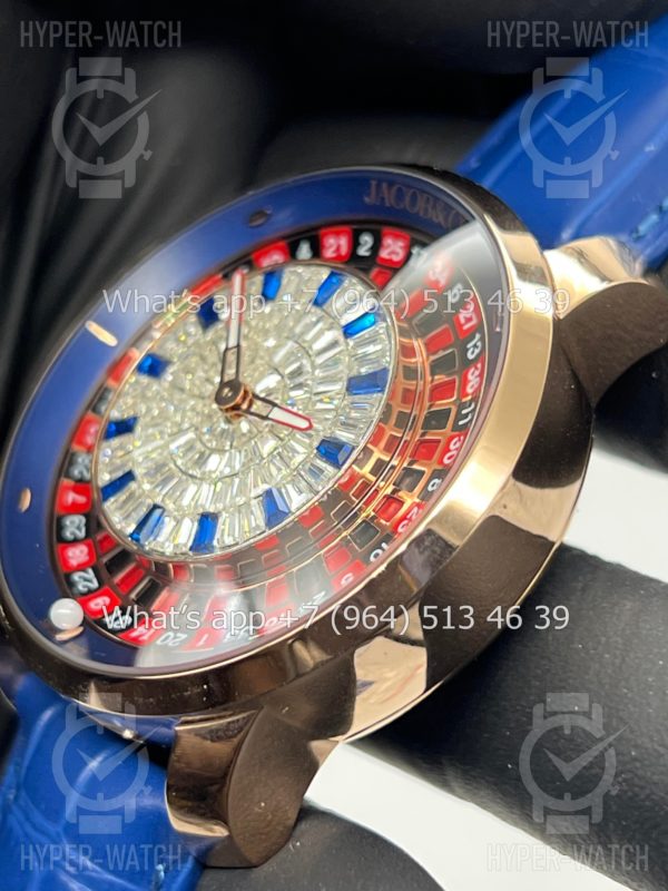Товар Jacob & Co Casino 44mm CA100.40.AB Blue Фото 6 - Jacob & Co Casino 44mm CA100.40.AB Blue