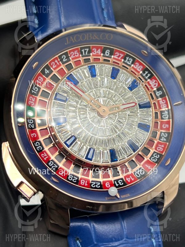 Товар Jacob & Co Casino 44mm CA100.40.AB Blue Фото 8 - Jacob & Co Casino 44mm CA100.40.AB Blue
