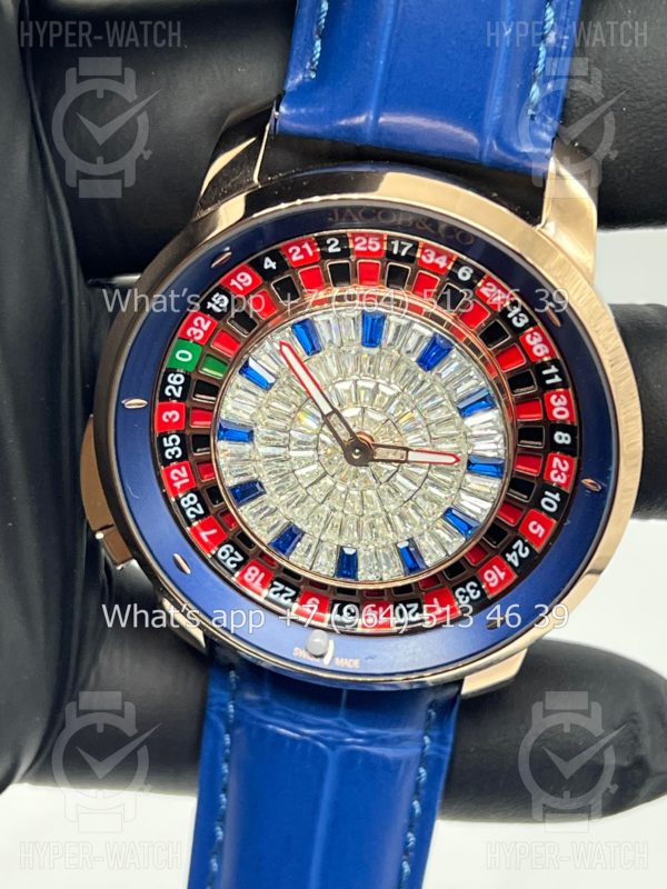 Товар Jacob & Co Casino 44mm CA100.40.AB Blue Фото 9 - Jacob & Co Casino 44mm CA100.40.AB Blue