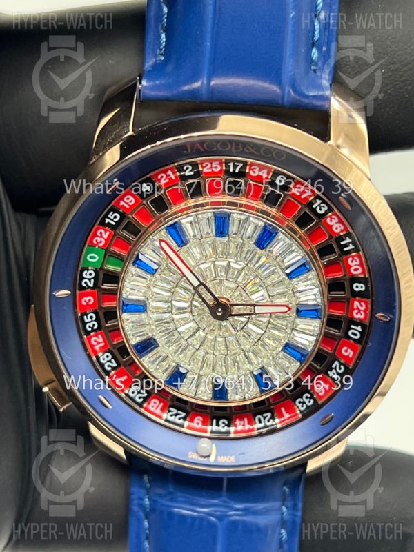 Товар Jacob & Co Casino 44mm CA100.40.AB Blue Фото 10 - Jacob & Co Casino 44mm CA100.40.AB Blue