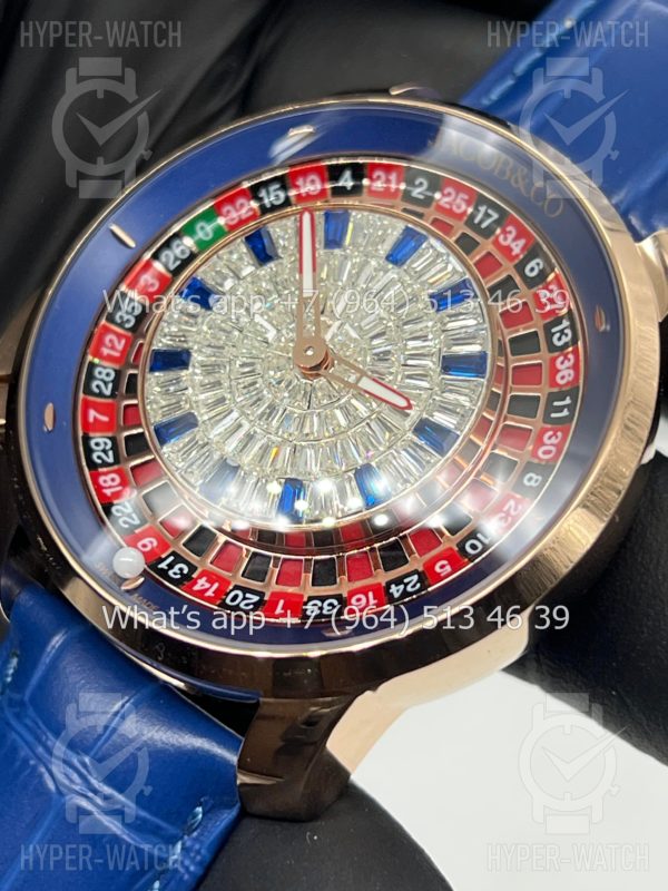 Товар Jacob & Co Casino 44mm CA100.40.AB Blue Фото 13 - Jacob & Co Casino 44mm CA100.40.AB Blue