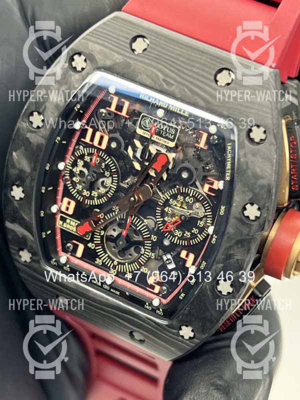 Товар Richard Mille RM 011-FM Black Red Carbon Art 9353 Фото 2 - Richard Mille RM 011-FM Black Red Carbon Art 9353