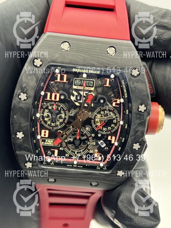 Товар Richard Mille RM 011-FM Black Red Carbon Art 9353 Фото 3 - Richard Mille RM 011-FM Black Red Carbon Art 9353