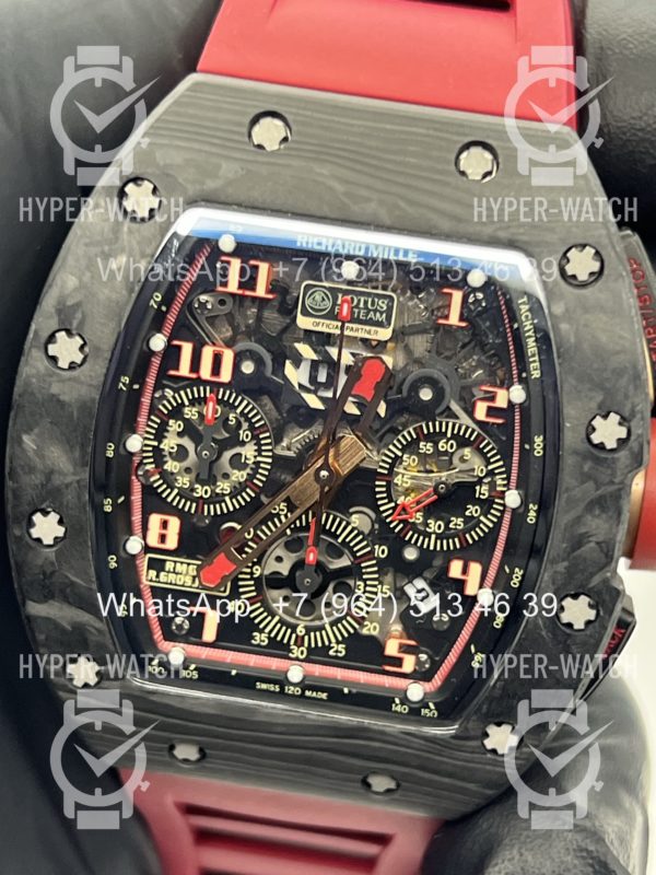 Товар Richard Mille RM 011-FM Black Red Carbon Art 9353 Фото 4 - Richard Mille RM 011-FM Black Red Carbon Art 9353