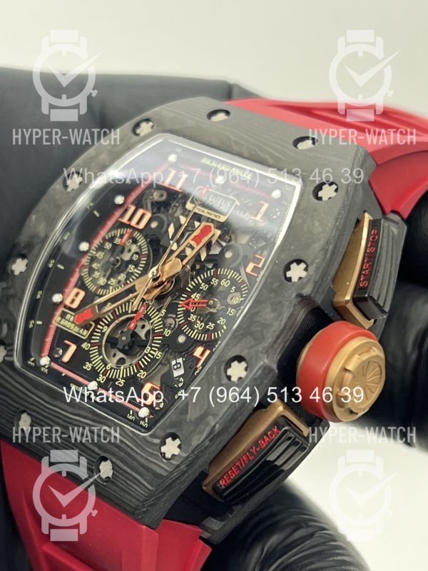 Товар Richard Mille RM 011-FM Black Red Carbon Art 9353 Фото 6 - Richard Mille RM 011-FM Black Red Carbon Art 9353