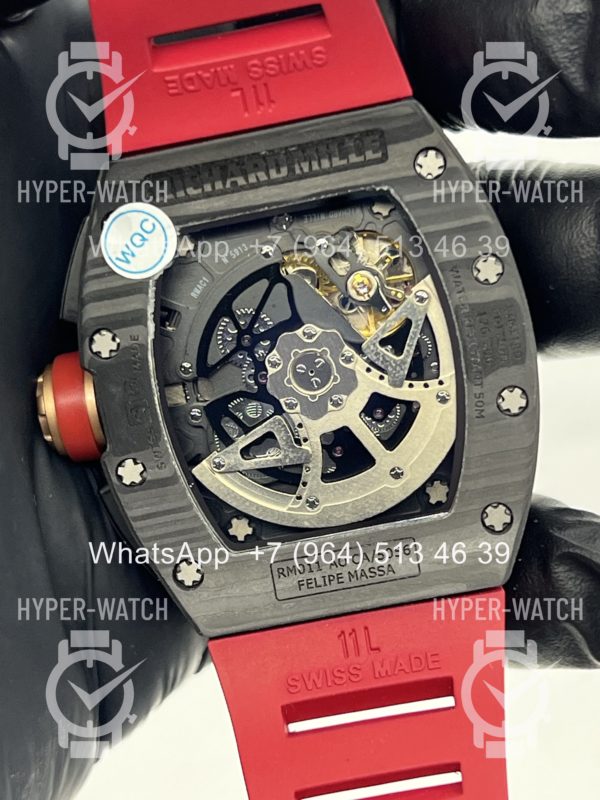 Товар Richard Mille RM 011-FM Black Red Carbon Art 9353 Фото 14 - Richard Mille RM 011-FM Black Red Carbon Art 9353