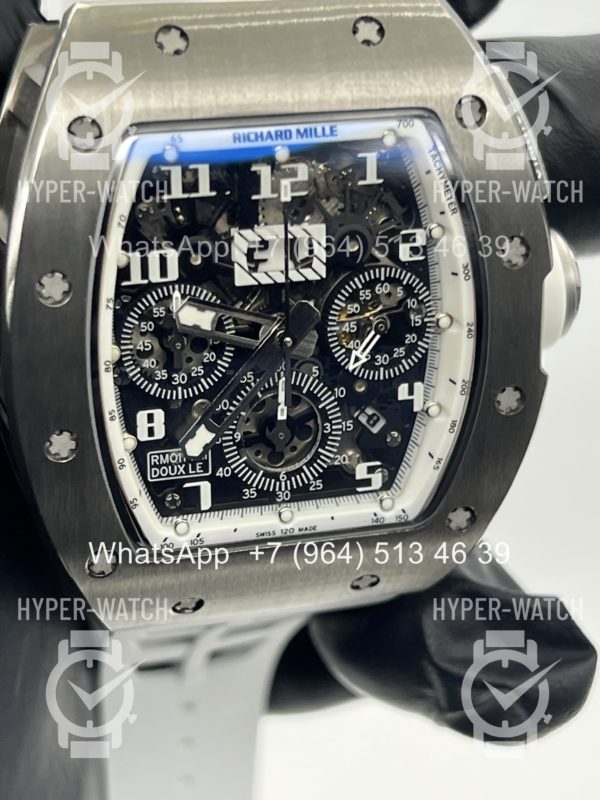 Товар Richard Mille RM 011-FM Steel White Art 9354 Фото 3 - Richard Mille RM 011-FM Steel White Art 9354
