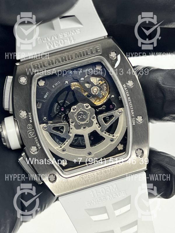 Товар Richard Mille RM 011-FM Steel White Art 9354 Фото 14 - Richard Mille RM 011-FM Steel White Art 9354