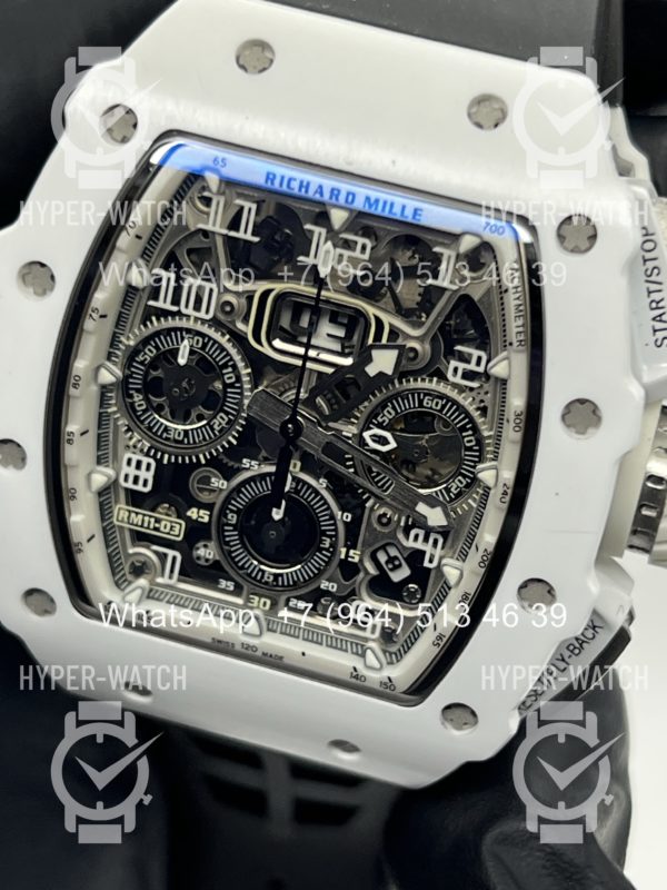 Фото 2 - Richard Mille RM 011-03 White Black Art 9357