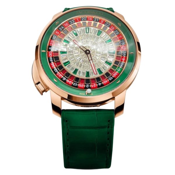 Товар Jacob & Co Casino 44mm CA100.40.AB Green Фото 1 - Jacob & Co Casino 44mm CA100.40.AB Green