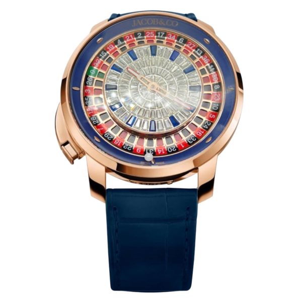 Товар Jacob & Co Casino 44mm CA100.40.AB Blue Фото 1 - Jacob & Co Casino 44mm CA100.40.AB Blue
