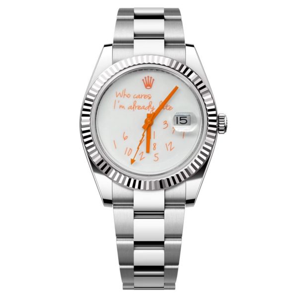 Товар Rolex Datejust 41mm 126334 Who Cares Orange Art 9324 Фото 1 - Rolex Datejust 41mm 126334 Who Cares Orange Art 9324