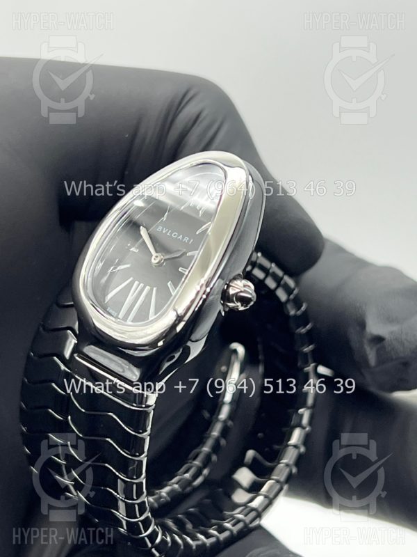 Фото 12 - Bvlgari Serpenti Spiga 35mm Ceramic Black Steel