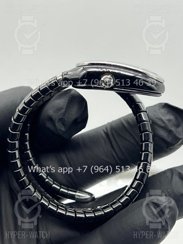 Фото 13 - Bvlgari Serpenti Spiga 35mm Ceramic Black Steel