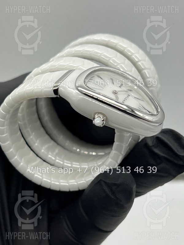 Товар Bvlgari Serpenti Spiga 35mm Ceramic White Steel Фото 11 - Bvlgari Serpenti Spiga 35mm Ceramic White Steel
