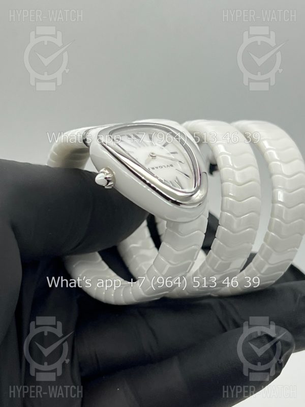 Товар Bvlgari Serpenti Spiga 35mm Ceramic White Steel Фото 12 - Bvlgari Serpenti Spiga 35mm Ceramic White Steel
