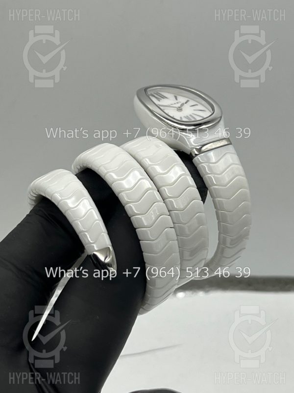 Товар Bvlgari Serpenti Spiga 35mm Ceramic White Steel Фото 18 - Bvlgari Serpenti Spiga 35mm Ceramic White Steel