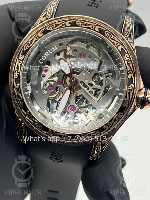 Фото 2 - Corum Bubble Skeleton 47mm Art 9517