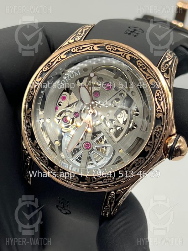 Фото 8 - Corum Bubble Skeleton 47mm Art 9517